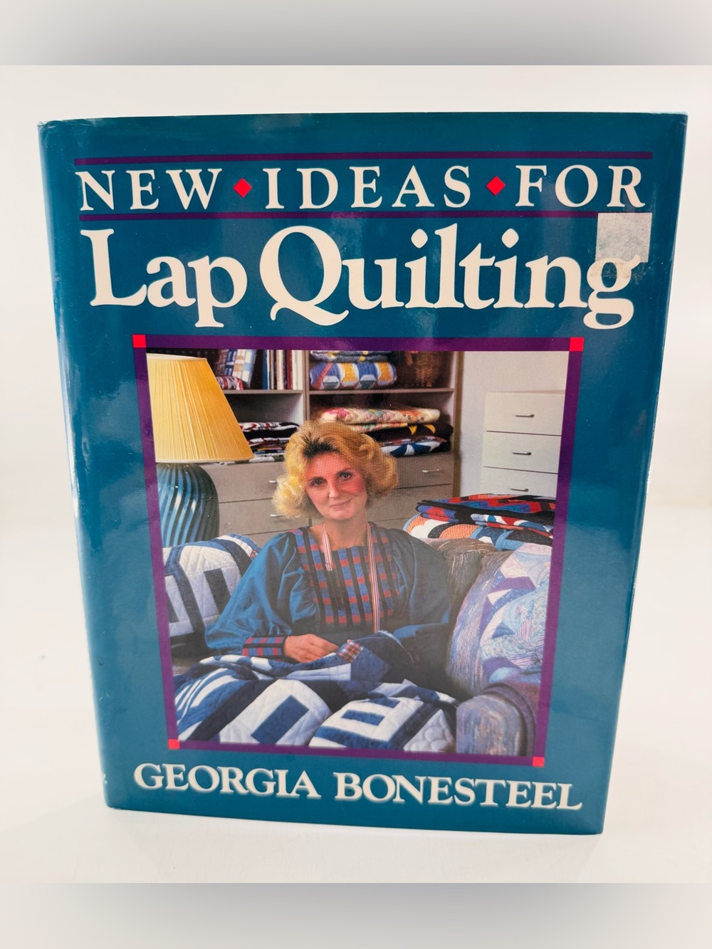 Lap Quilting Book Hardcover Georgia Bonesteel VTG Ideas & Patterns Quilts Sewing